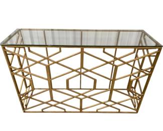 3030 - Chelsea House Trellis Console Table 39 x 60 x 18