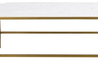 60 - Elk Home Blain Coffee Table - Antique Brass 18x42x42