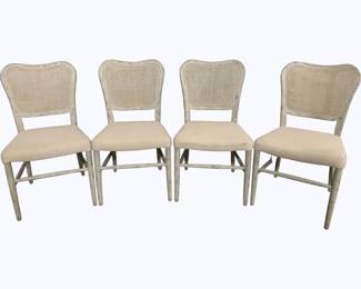 3083 - 4 Furniture Classics Dove Creagan Chairs 36.5 x 22 x 20
