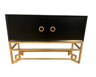 3146 - Chelsea House Decker Cabinet in Black 32 x 46 x 16