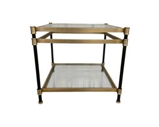 3131 - Wildwood Reynolds Glass Shelves Table 21 x 24 x 24