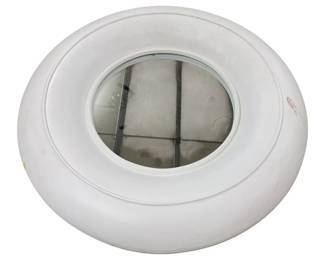 3428 - Wildwood Round Wall Mirror 45" rub spot on frame