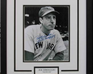 9060 - JOE DIMAGGIO PRINT 15.5 X 18.5