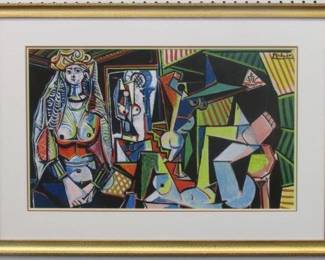 9017 - WOMEN OF ALGIERS GICLEE BY PABLO PICASSO 28 X 20