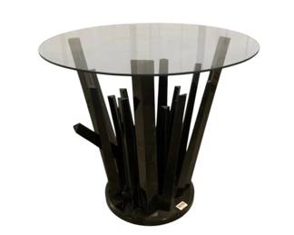 3182 - Wildwood Geode Round Table glass top, 24 x 25