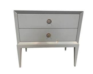3162 - Wildwood Beveled Chest, 2 Drawer as is with deep scratch 31 x 31 x 19
