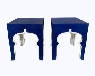 3257 - Pair Chelsea House Moroccan End Tables 25 x 20 x 20