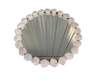 3222 - Chelsea House White Agate 34" Wall Mirror