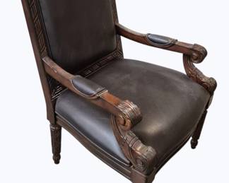 2012 - Coast to Coast Carved Accent Arm Chair 42 x 29 x 25