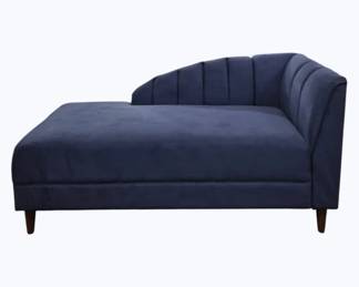 2001 - Blue Upholstered Chaise 32 x 65 x 28