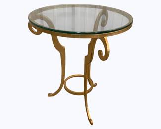 3096 - Wildwood Bailey Round Glass End Table 31 x 28