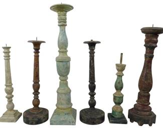 161 - 6 Assorted Candle Prickets