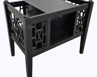 2009 - Powell Black Magazine Table 20 x 22 x 14