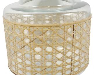 122 - Elk Home Glass Vase with Sleeve 10.5"