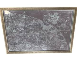 3495 - Framed Print From Chelsea House 22 x 32 cracked