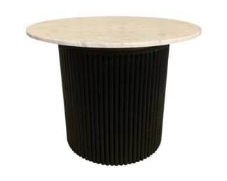 3106 - Zuo Izola Marble Top End Table 14 x 32