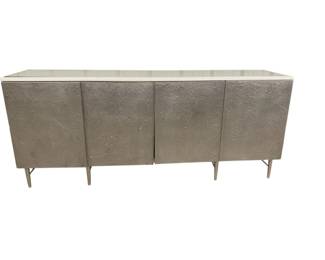 3196 - John-Richard Gironde Sideboard 4 door, 35 x 84 x 21, doors need repair