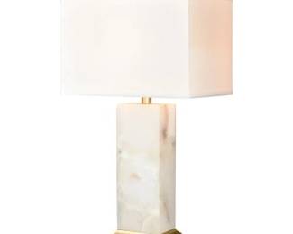 116 - Elk Home Helain White Table Lamp 27"