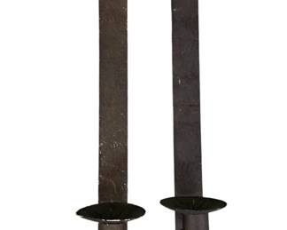7072 - Chelsea House Pair Wall Candleholders 30"