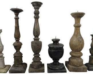 162 - 6 Assorted Candle Prickets