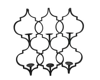 1888 - Metal Wall Hanging Candle Decor 35 x 35