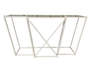 3027 - Chelsea House Glass Top Console Table 33 x 60 x 16