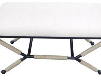 348 - Powell Upholstered Bench 20x36x18