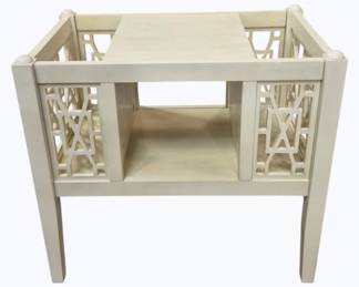 2008 - Powell Cream Magazine Table 20 x 22 x 14