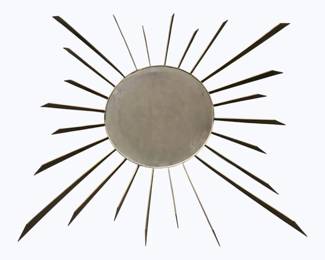 3304 - Chelsea House Metal Sunburst Mirror 36 x 36