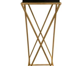 3157 - Wildwood Malcolm Pedesal, Gold Leaf Finish 38 x 14 x 14