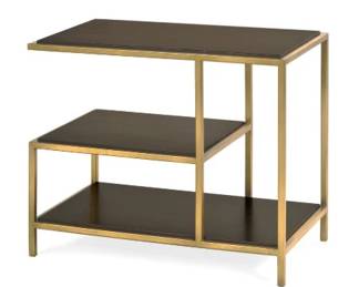 3392 - Alden Home Continental Kona Brass End Table 22 x 26 x 15