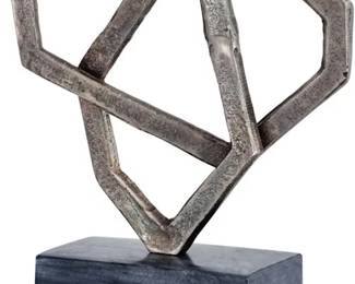 107 - Elk Home Spade Object Antique Bronze 16"