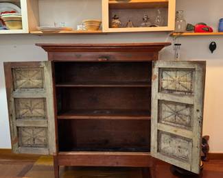 Georgia Pine Pegged Pie Safe