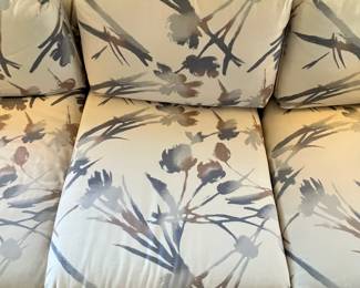 P20 - $50. Vintage Sofa. In good condition for it's age. Sits very low. No holes/rips etc. Measures 7' long x 36" deep x 24" tall. Floor to cushion is 16".