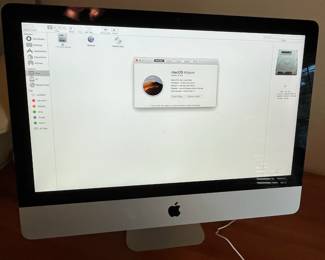 P34 - $100. MacOs Mojave. 21.5" - Late 2015.