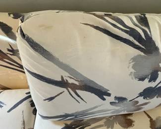 P20 - $50. Vintage Sofa. In good condition for it's age. Sits very low. No holes/rips etc. Measures 7' long x 36" deep x 24" tall. Floor to cushion is 16".