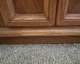 P18 - $85. Vintage Dresser. 9 drawers total - all slide easily.