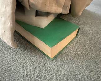 P26 - $40 PAIR of Barrel Chairs. One needs leg repair. Both need recovered. Great shapes for project pieces! Measures 30" wide x 32" deep x 24" tall.