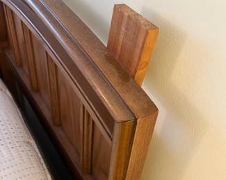 P16 - $75. Solid Wood King Headboard and metal rails (no mattresses included!)