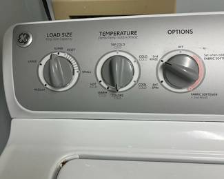 P43 - $300. GE Washing Machine & Dryer. Electric Dryer! Gently used by an elderly couple. Both work great!