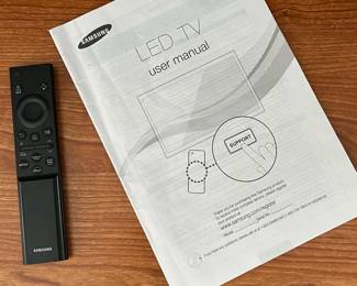 P10 - $125. Samsung 50" Model UN50CU7000F. April 2023. Smart TV