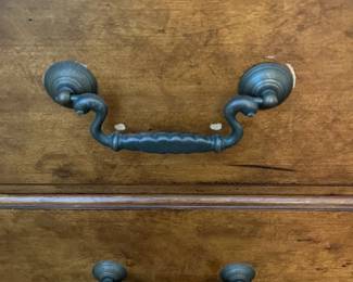 P8 - $125 PAIR of Oversized Lane Nightstands. Measures 34" wide x 18" deep x 30.25" tall. Both are in good condition - drawers slide. One needs 2 handles replaced. Some minor surface damage / scratches.