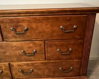 P9 - $125. LANE Dresser. Measures 66" long x 20" deep x 24.5" tall. Drawers all slide easily.