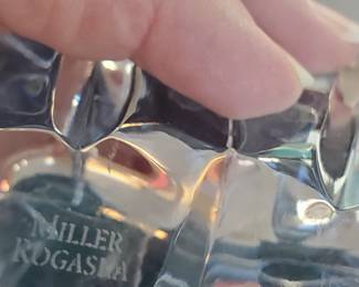 Miller Rogaska crystal vase