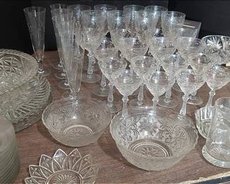 Cut Glass And Crystal Mystery Lot