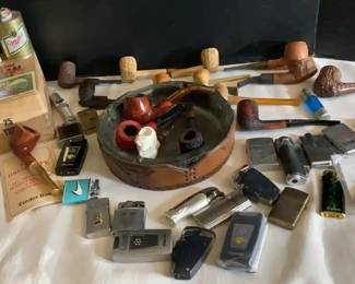 Vintage Smoking Pipes Butane Lighters