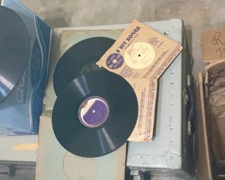 Vintage Phonograph Records Mystery Lot Various RPMs