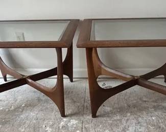 02 Vintage MCM Silhouette Tables with Pearsallstye Legs