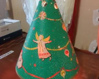 Vintage TwinkLLite Light Up Cardboard Christmas Tree