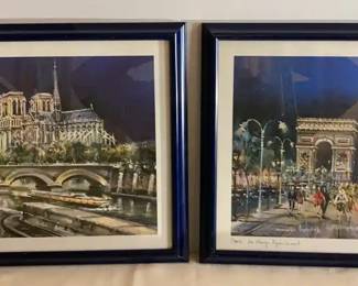 Maurice Legendre Framed Prints of Paris Scenes